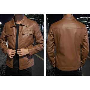 Chaqueta de Cuero de Alta Calidad Estilo Trucker, Corte Estructurado con Bolsillos en el Pecho para un Estilo Práctico, Chaqueta de Invierno Estilo Trucker - Product Image 6