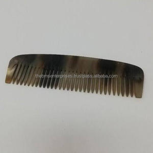 Vintage Acetate Horn Hair <b>Comb</b> Gradient Color High Quality Grooming <b>Comb</b> Eco-Friendly Buffalo Horn <b>Comb</b> <b>Wide</b> Tooth & Fine Tooth - Product Image 5