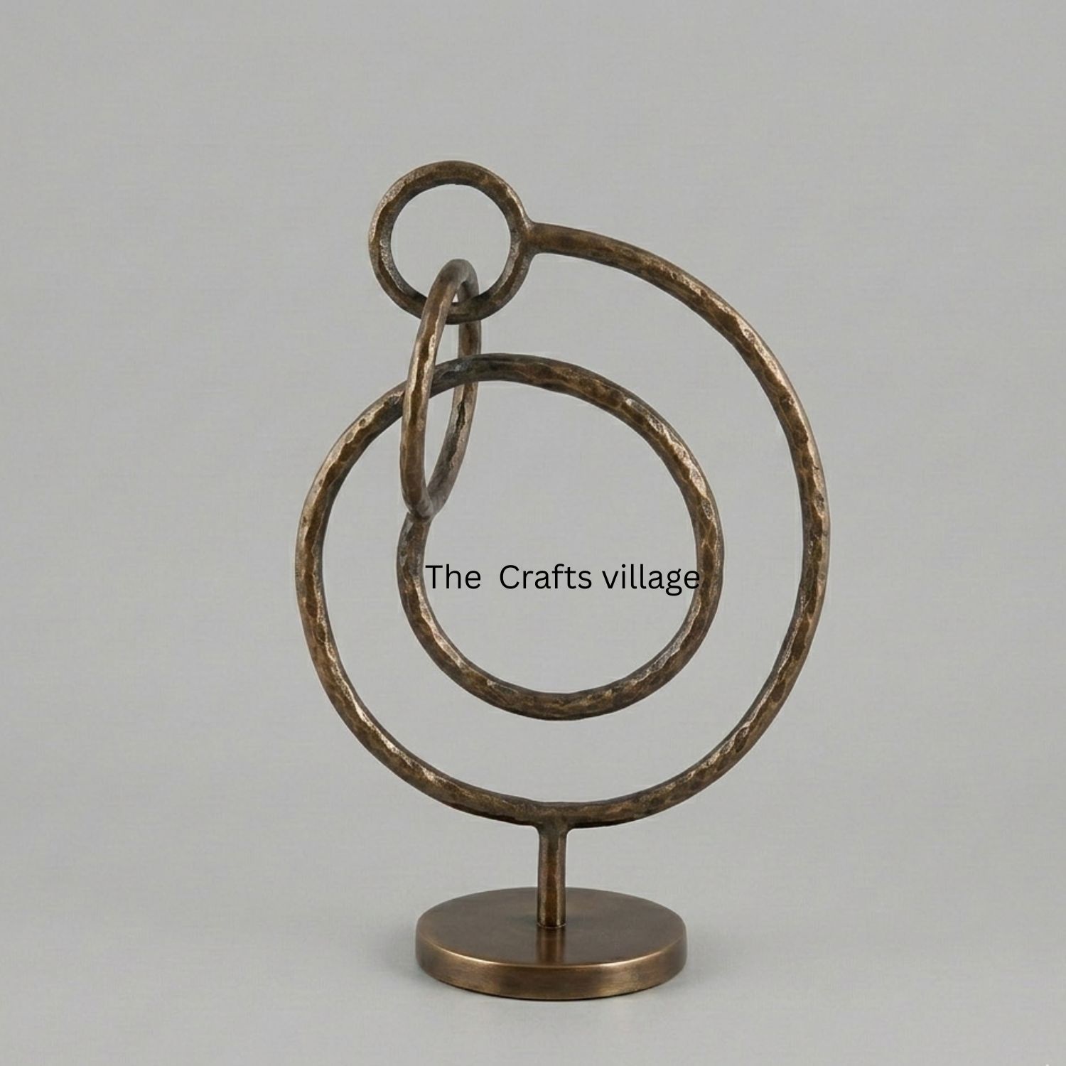 Designer Handicraft Handmade Modern Metal Sculpture Abstract Art Figurine Home Office Table Decor Elegant Interior Decoration · image 3