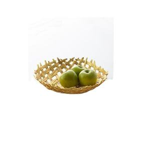Conception de seau forme personnalisée métal aluminium doré bol décor à la maison dessus de table fruits et bonbons utilisé bol - Product Image 1