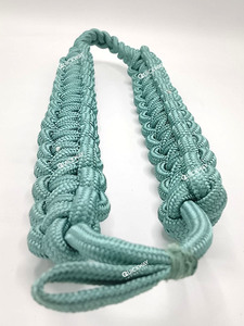 Blue Shoulder <b>Cord</b> Single <b>Braid</b> Decorative Uniform <b>Cord</b> Custom Design No Tip Single <b>Braid</b> Decorative Uniform Accessory - Product Image 4