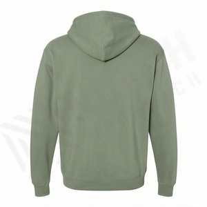 เสื้อฮู้ดดี้ผู้ชายผ้าคอตตอน 100% หนัก 450GSM สกรีนโลโก้ OEM แบบกำหนดเอง ทรงโอเวอร์ไซส์ ไหล่ตก ชายเสื้อครอป ทรงหลวม ใส่ได้ในฤดูหนาว - Product Image 2