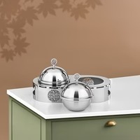 Casserole isotherme classique et durable en acier inoxydable avec couvercle antiadhésif, compatible gaz et induction - Product Image 5