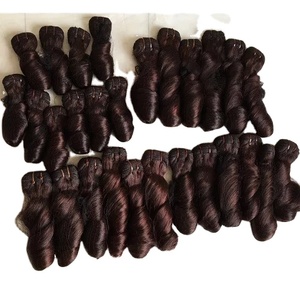 มัดผมตัวอย่างฟรี,การรวมกลุ่มผมเด้งธรรมชาติ100% ดิบที่ยังไม่ได้บริสุทธิ์ต่อผมมนุษย์ราคาที่ดี - Product Image 4