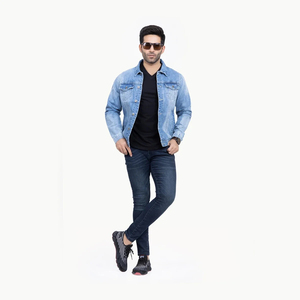 Fabricant de vêtements pour hommes, vestes en jean pour hommes en vente, qualité supérieure, respirantes et à séchage rapide, veste en jean pour hommes - Product Image 2