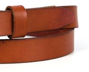 Ceinture unisexe en cuir véritable marron de haute qualité, tendance 2026, robuste, pour usage occasionnel, avec boucle en alliage durable - Product Image 3