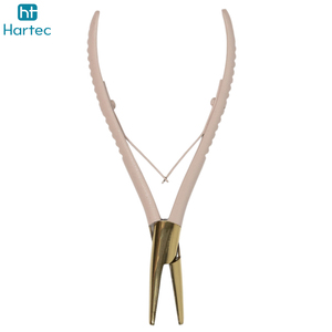 Meilleure Vente : Pince à Extensions Capillaires en Acier Inoxydable à Double Ressort, Outil Professionnel pour l'Installation et le Retrait de Micro-Anneaux - Product Image 4