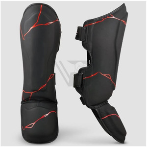 Protège-tibias personnalisables de haute qualité avec protection professionnelle, design léger et durable, en cuir PU - Product Image 5