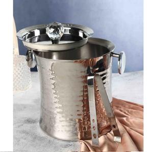 Seau à glace vintage pour champagne, idéal pour le camping et les fêtes en plein air, design simple en fer, grande capacité, très vendu - Product Image 4