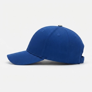 En stock Casquette de baseball 5 panneaux 100% coton doublée en suède satiné broderie main Casquette de sport unisexe réglable - Product Image 6