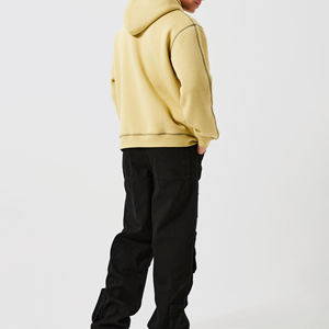Nouveau design 2026 – Sweat à capuche oversize en coton épais pour homme – Vente en gros – Conception personnalisée – Pull avec poche – Coupe classique - Product Image 5