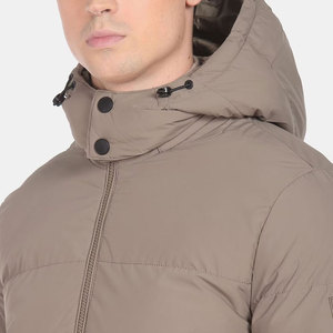 Chaqueta de Invierno Acolchada Ligera para Hombre, Personalizada al por Mayor, Negra, con Capucha, Impermeable, Resistente al Viento, Reversible, Transpirable, Multicolor - Product Image 3