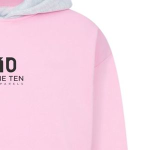 เสื้อฮู้ดสองสีแบบสบายๆ เสื้อสเวตเชิ้ตพรีเมียมมีฮู้ด ผ้าฝ้ายบล็อกสี เสื้อพูลโอเวอร์ สินค้าสั่งทำ OEM ODM ผู้ผลิตขายส่ง - Product Image 5