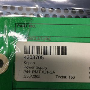 Alimentation électrique Kepco TDK RMT 021-SA, 116165 - Équipements et pièces semi-conductrices d'occasion fiables à l'échelle mondiale - Product Image 4