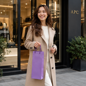 Sac cadeau pour vin rouge, best-seller au Vietnam, sac fourre-tout biodégradable, emballage en papier kraft personnalisé pour bouteille de vin - Product Image 5