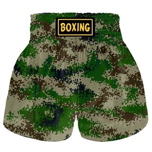 Pantalones Cortos de Muay Thai Personalizados con Logotipo OEM, Pantalones Cortos de Boxeo Sublimados, Ligeros y Transpirables, Pantalones Cortos de Entrenamiento de Kickboxing para Hombre - Product Image 5