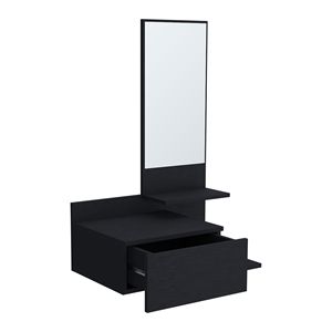 Mobiletto da Corridoio Sospeso Lowell Nero, Elegante Arredamento per Soggiorno - Product Image 4