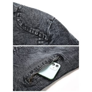 Men's Stylish Leather Jacket Stand Collar Silk Shell Casual Wear High Quality Custom OEM Service Sale - Product Image 6