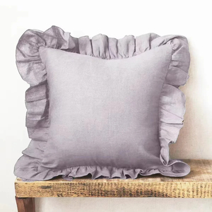 Modern Customizable Solid Color Soft <b>Square</b> Knitted Flame Retardant Anti-Bacteria Custom Logo <b>Pillowcases</b> 100% Cotton Home Hotel - Product Image 3