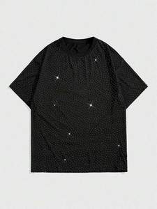 เสื้อยืดผู้ชายประดับเพชร ดีไซน์ใหม่ ราคาพิเศษ สินค้าขายดี ขายส่ง เสื้อยืดผู้ชายประดับเพชร - Product Image 2