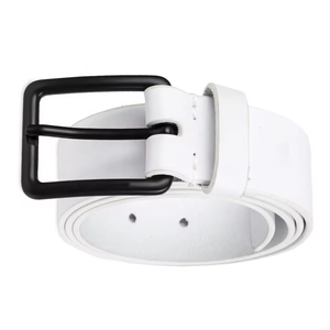 Ceinture en cuir de vachette pleine fleur véritable de haute qualité pour homme, style formel, boucle à ardillon en alliage, largeur 3,5 cm - Product Image 4