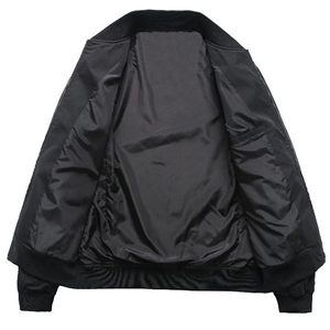 เสื้อแจ็คเก็ตบอมเบอร์ผู้ชายคุณภาพสูงสั่งตัดได้ตามไซส์ คอตั้ง ดีไซน์ใหม่ทันสมัย ผลิตจากผ้าแคนวาส พร้อมโลโก้ด้านหน้า เหมาะสำหรับฤดูหนาว - Product Image 5