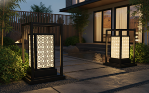 Semi Flush Mount CM Decor Outdoor/Villa/Garden 3500K (Warm White) Garden lights Viet Nam Detachable steel/inox LED Warm White - Product Image 2