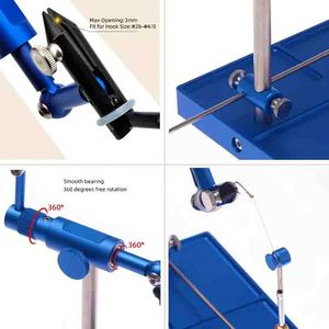 Étau de montage de mouches robuste et rotatif pour la fabrication de leurres, avec mâchoires réglables, pour la pêche à la mouche - Product Image 6