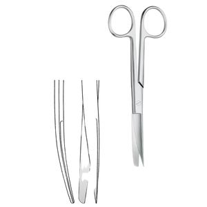 Ciseaux chirurgicaux en acier inoxydable de haute qualité, pointus/évasés, droits, 20 cm, instruments chirurgicaux manuels, fabricant - Product Image 2