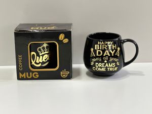 Golden print ceramic mug multicolor - Product Image 3