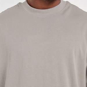 Camiseta de Manga Corta para Hombre, Cuello Redondo, Tejido de Algodón Tipo Waffle, Diseño Personalizado con Estampado de Letras, Corte Holgado - Product Image 4