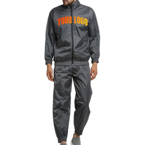 Combinaison de sauna de qualité supérieure avec capuche réglable et poches zippées pour une utilisation pratique en salle de sport, personnalisation du logo - Product Image 5