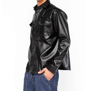 Camisas de Cuero Transpirables y Elegantes para Hombre, Personalizadas, de Tela Suave, Ajuste Cómodo, Material Premium Duradero, Perfectas para la Oficina Diaria - Product Image 3