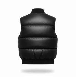 Gilet matelassé en toile imperméable et élégant pour homme, sans manches, idéal pour l'hiver, la randonnée, le camping et le travail - Product Image 2