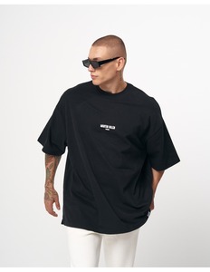 oversized drop shoulder t shirt mens loose fit heavy cotton streetwear blank tshirt custom logo manufacturer supplier bulk - Product Image 1