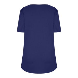 Ropa de Talla Grande para Mujer, Blusas Holgadas Informales, Cuello Redondo, Manga Corta, Camiseta de Algodón, Túnica para Todas las Temporadas, de Bangladesh - Product Image 6