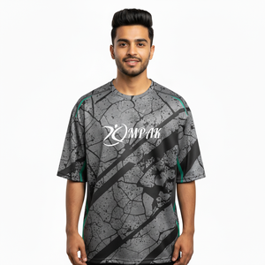 T-shirt surdimensionné à sublimation pour hommes, tendance, décontracté, streetwear, coupe ample, tenue confortable - Product Image 1