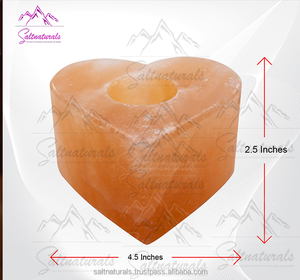 100% bougeoir de sel de l'Himalaya de qualité supérieure forme personnalisée 400g-600g artisanat naturel fabriqué au Pakistan - Product Image 4