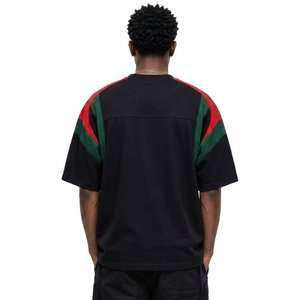 T-shirt Homme Vintage Streetwear Coupe Classique Respirant Écologique Séchage Rapide Personnalisable en Polyester/Coton Tricoté Lourd - Product Image 2