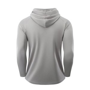 Vêtements de pêche imperméables personnalisés à faible MOQ avec motif sublimé, chemises de pêche unies en Spandex/Polyester avec protection UV et capuche - Product Image 2