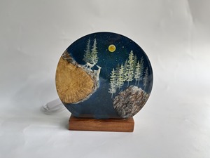 Round Epoxy Resin Art Table With <b>Space</b> Theme Hand-Painted Design For Home Decoration Made In Vietnam - Product Image 6