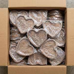 Plateau de service artisanal en bois en forme de cœur, personnalisable en gros (OEM/ODM), petit plateau décoratif DECORYUG - Product Image 4
