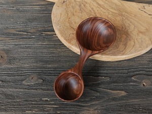 Cuillère à thé en bois personnalisable, légère, en bois naturel, écologique, outil de cuisine pour les fêtes, avec logo personnalisé - Product Image 2