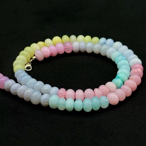 Natural Colorful Candy <b>Opal</b> Smooth Rondelle Choker <b>Necklace</b> 7MM 9MM Genuine Candy <b>Opal</b> Gemstone <b>Necklace</b> Handmade Fashion - Product Image 6