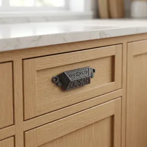 Poignées de tiroir modernes en métal pour commodes, armoires de cuisine, chambres et entrepôts – Qualité supérieure, durables et antirouille - Product Image 2