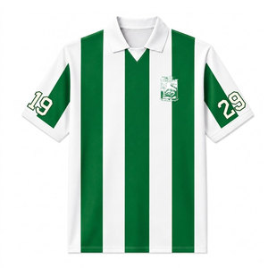 Camiseta de Fútbol Americano Inspirada en la Hermandad Iota Phi Lambda para Mujer, Verde con Rayas Blancas, Uniforme de Moda Femenina - Product Image 1