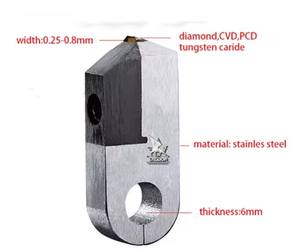 Herramientas de grabado de diamante Posalux de acero inoxidable de 1 mm y 180 grados para facetado y diseño de joyería - Product Image 3