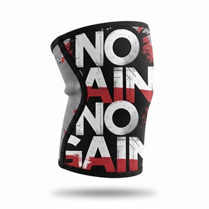 Genouillères de protection professionnelles antidérapantes en néoprène 10mm/13mm pour haltérophilie et powerlifting, avec motif anime et sublimation - Product Image 5