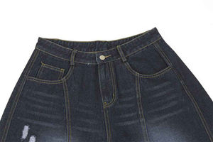 Pantalones Anchos Casuales de Corte Holgado y Relajado, Transpirables, Ligeros, Ecológicos, de Secado Rápido, con Efecto Desgastado, para Uso Diario, Modelo 2026 - Product Image 6