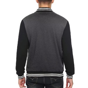 Veste de Baseball Homme Tendance Style Letterman Personnalisée avec Corps en Laine et Manches en Cuir – Service OEM ODM Échantillons Disponibles - Product Image 4